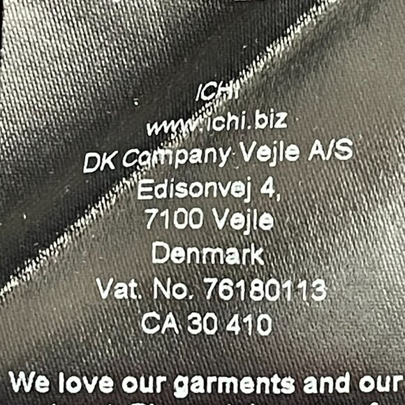 ICHI Scandi Blue Oversized Slouchy Boxy Chunky IHODANSA Cardigan Sweater Size L - Picture 11 of 14